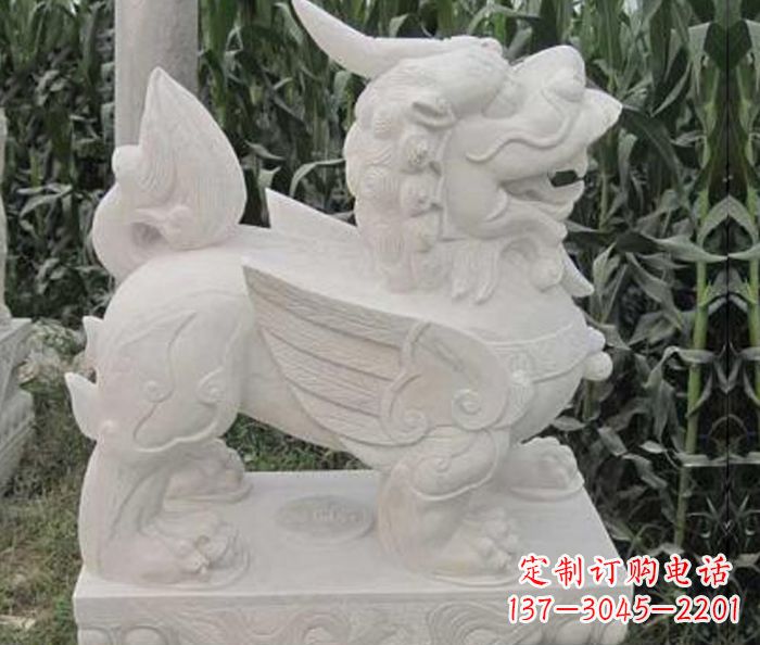 郑州古典貔貅石雕，精美手工雕刻艺术