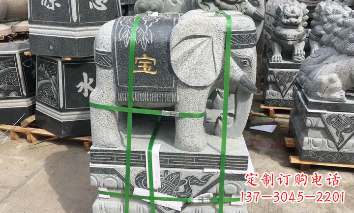郑州大理石大象门口石雕