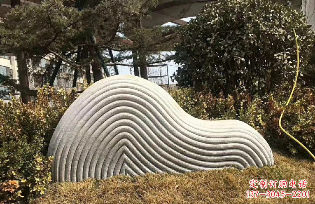 郑州高雅大理石纹理假山雕塑