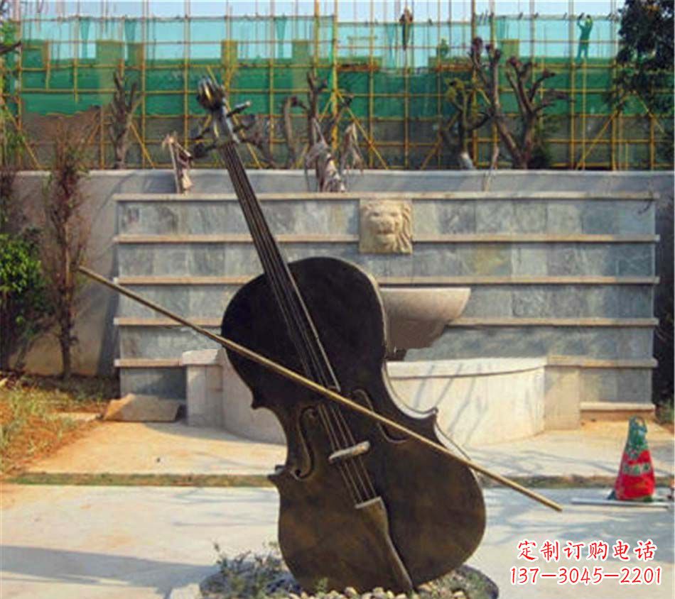 郑州精美大提琴铜雕
