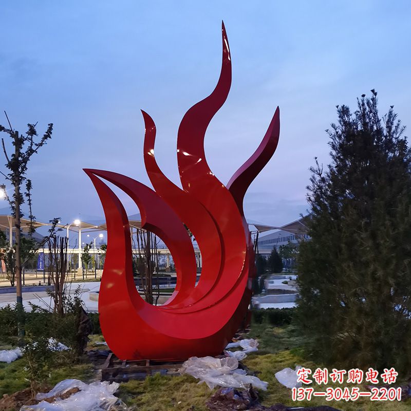 郑州精致工艺大型不锈钢凤凰雕塑