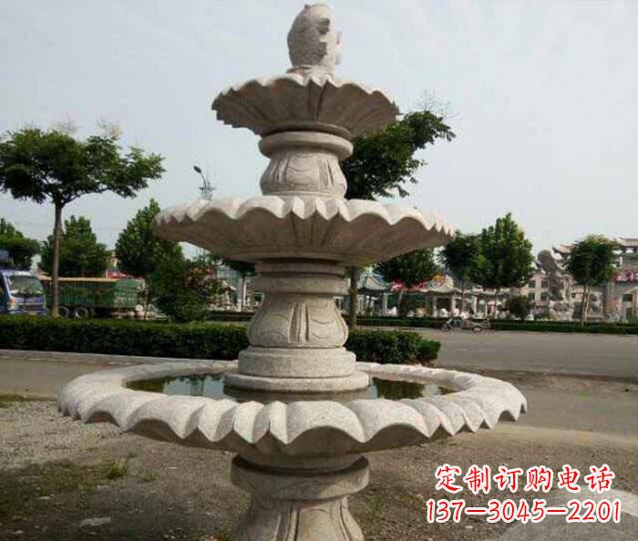 郑州大型多层喷泉石雕
