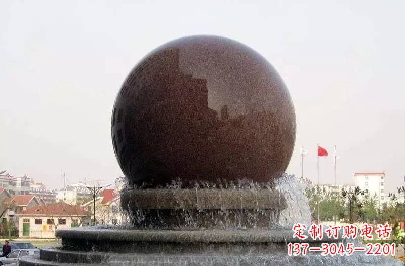郑州大型风水球喷泉石雕