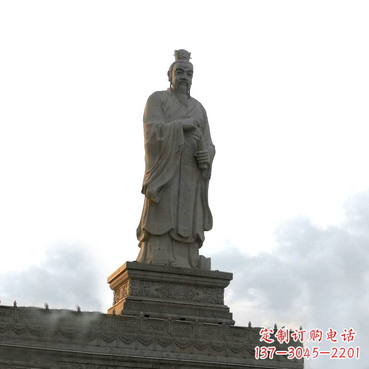 郑州精美纯手工孟子雕塑，传承历史文化