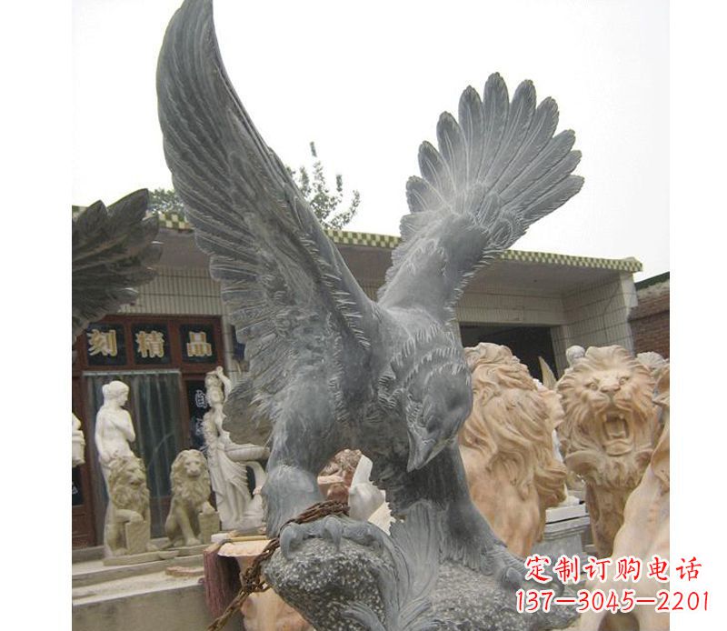 郑州大展宏图老鹰石雕
