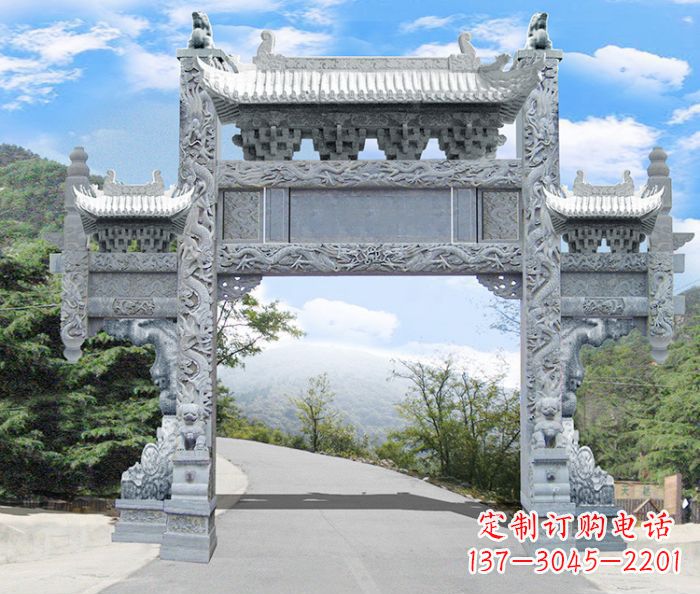 郑州精美牌坊雕塑