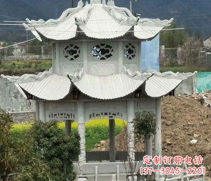 郑州古典凉亭石雕