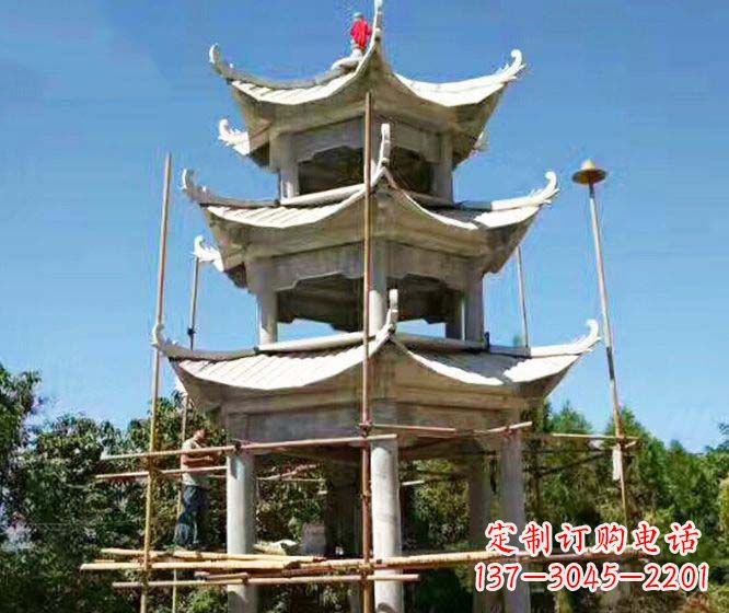 郑州精美古典凉亭石雕