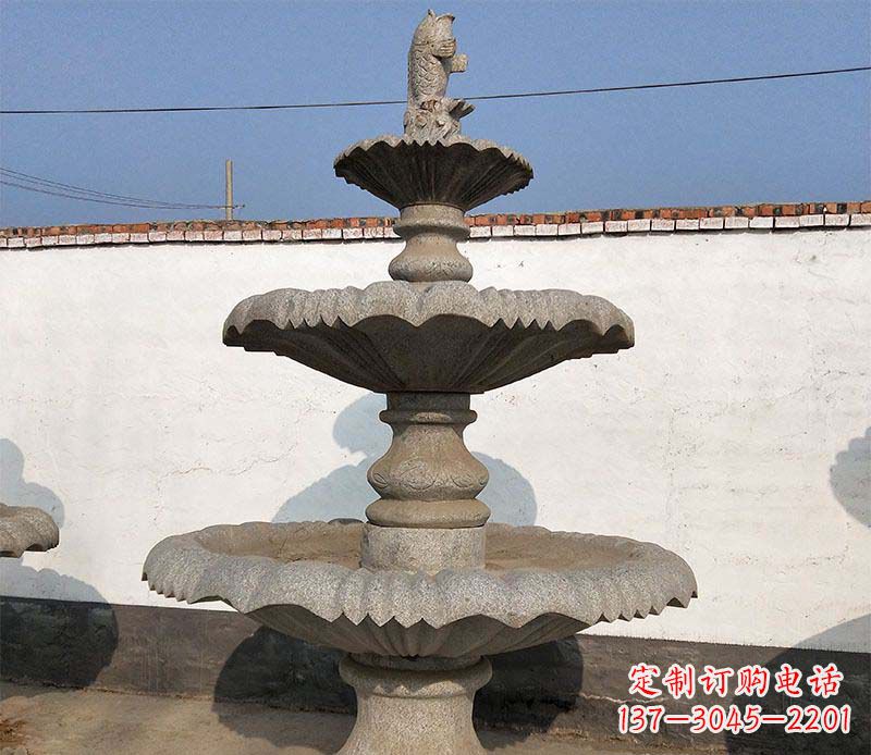 郑州多层石质喷泉雕塑