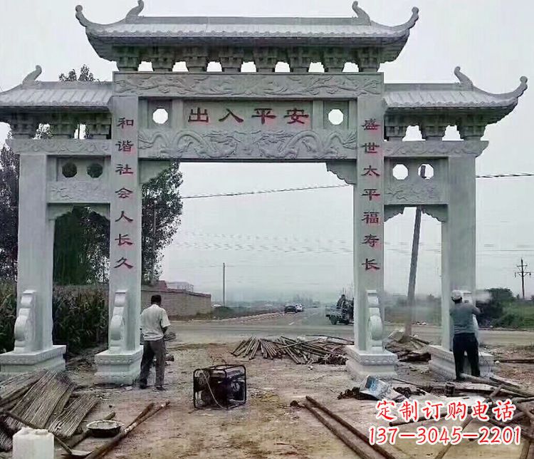 郑州仿古石牌坊石雕