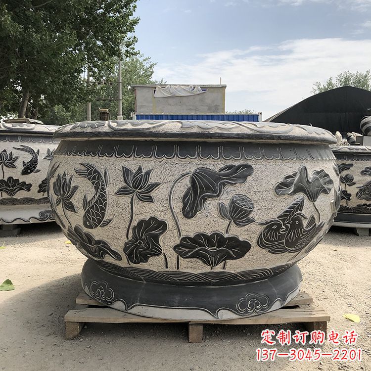 郑州精美仿古花盆雕塑