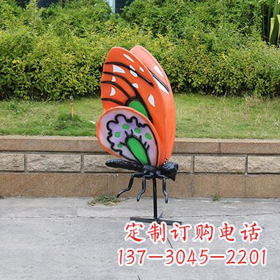 郑州高端红色蝴蝶雕塑