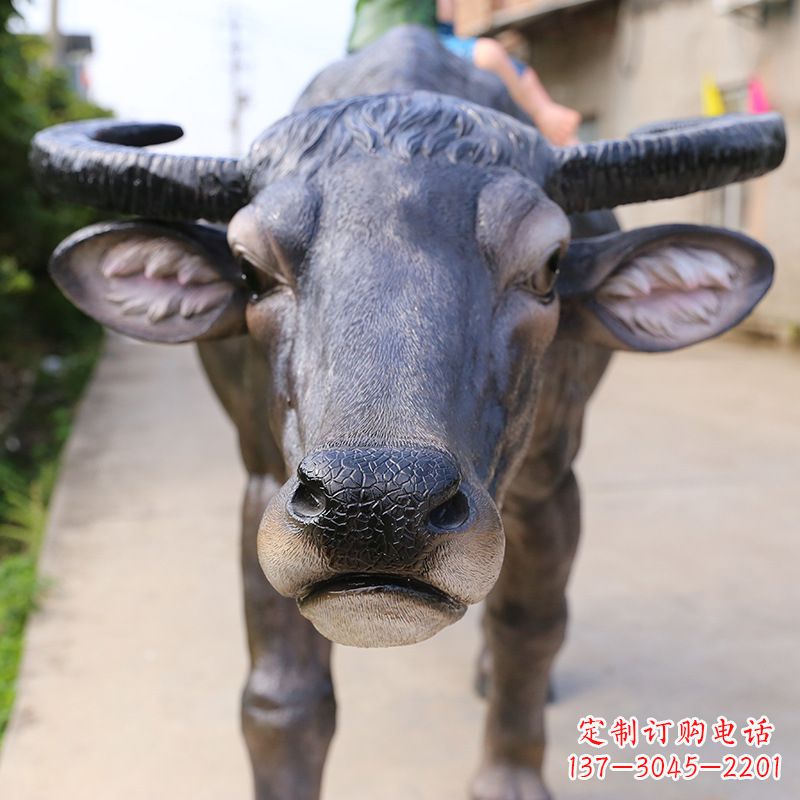 郑州精美水牛雕塑