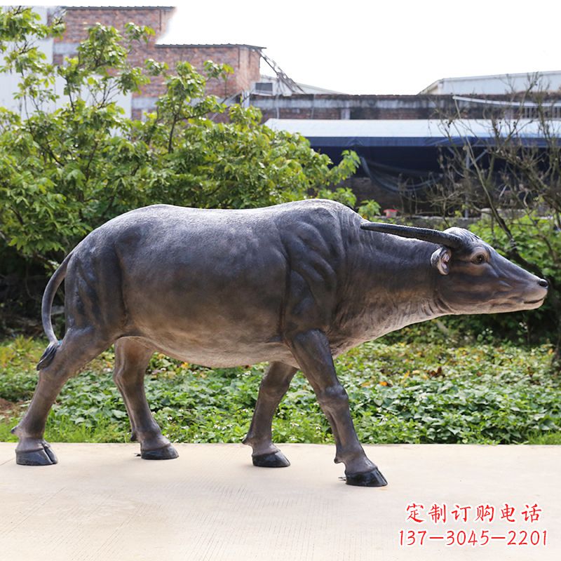 郑州高品质仿真水牛雕塑
