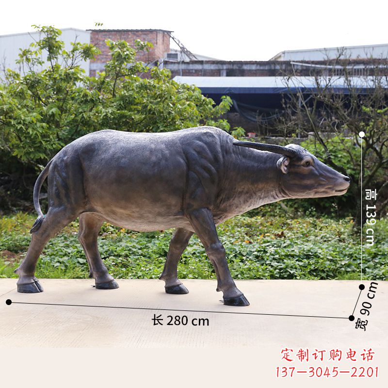 郑州仿真水牛雕塑