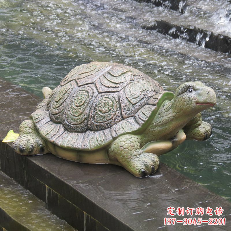郑州仿真乌龟-园林水景动物雕塑摆件