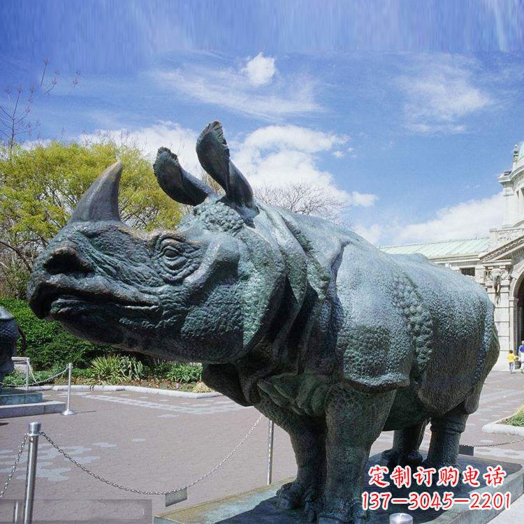 郑州高端犀牛铜雕艺术品