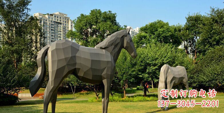 郑州产品名称不锈钢动物抽象雕塑