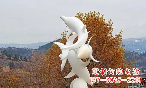 郑州山东中领雕塑海豚雕塑让自然之美悠然而生