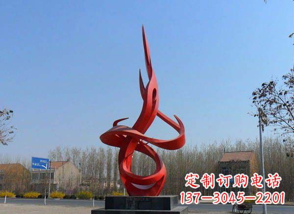 郑州不锈钢火苗经典建筑雕塑