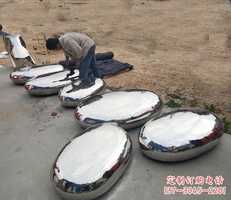 郑州中领雕塑水滴形艺术雕塑