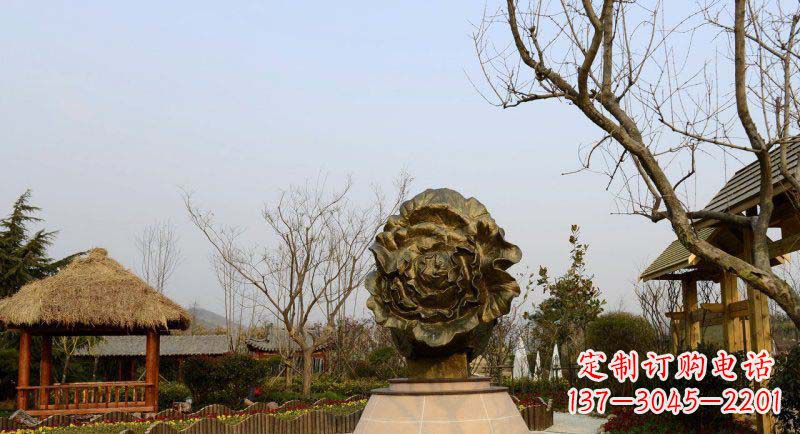 郑州公园大白菜景观铜雕