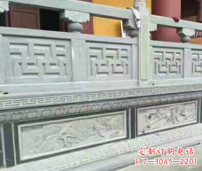 郑州公园大理石栏板石雕 (6)
