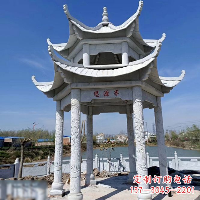 郑州公园大理石凉亭