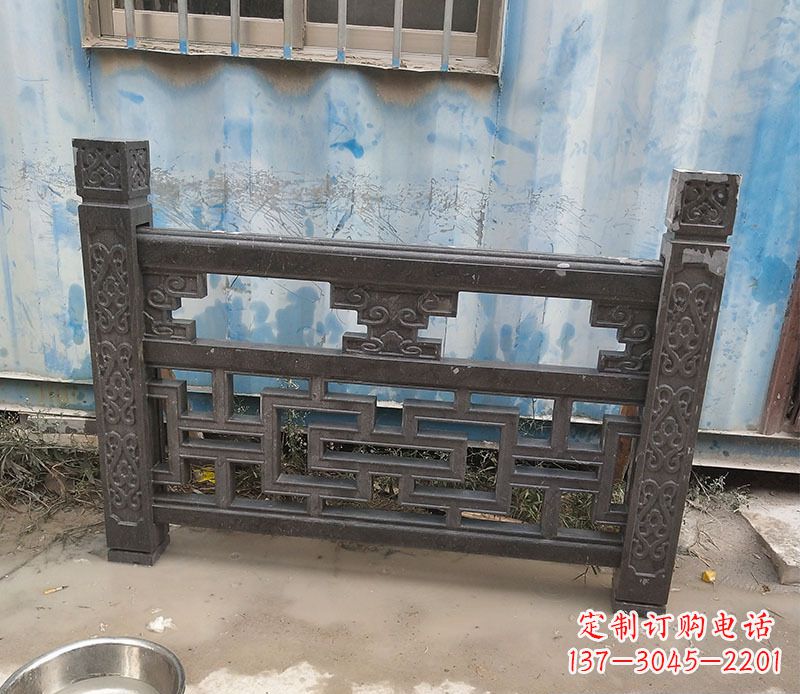 郑州公园大理石栏板石雕 (8)