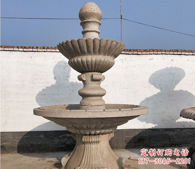 郑州公园大理石喷泉景观石雕