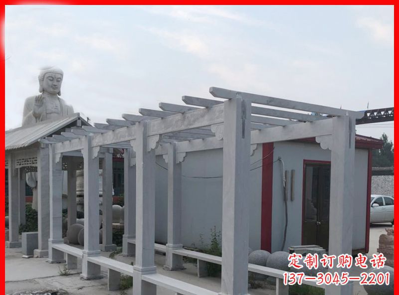 郑州 专业定制公园大理石石雕长廊