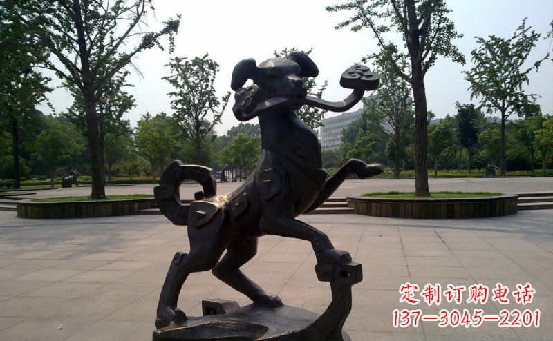 郑州中领雕塑狗动物铜雕