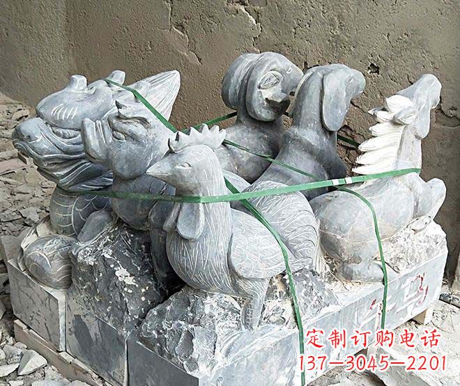 郑州精致动物雕塑,让美好永流传