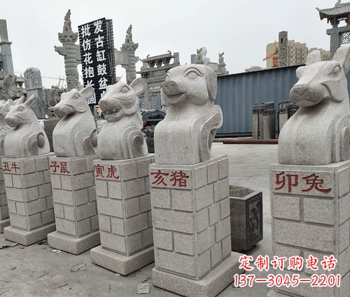 郑州动物石雕,精美而精致