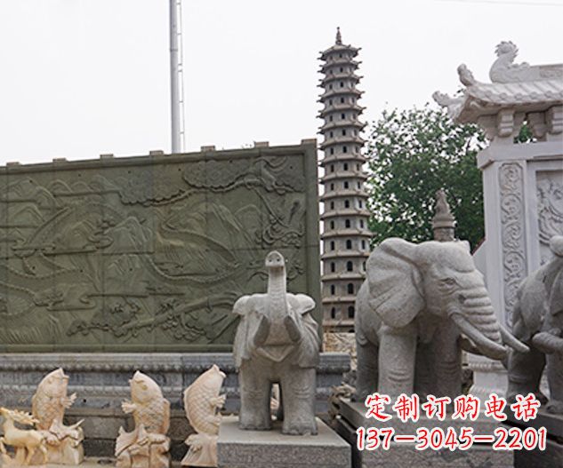 郑州艺术级大象石雕