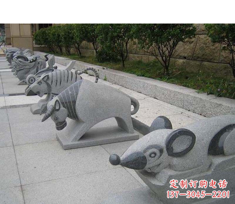 郑州十二生肖动物雕塑