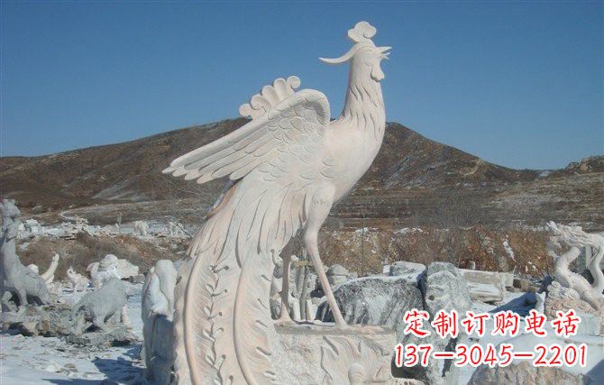 郑州公园凤凰石雕