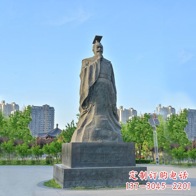 郑州荣耀隋文帝 杨坚青石雕塑