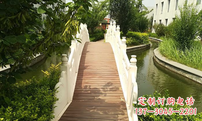 郑州公园汉白玉石拱桥 (5)
