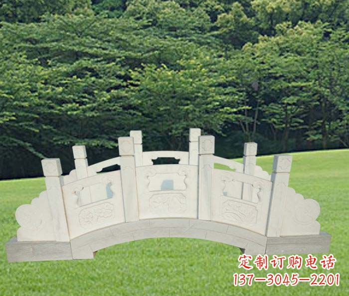 郑州公园汉白玉石拱桥
