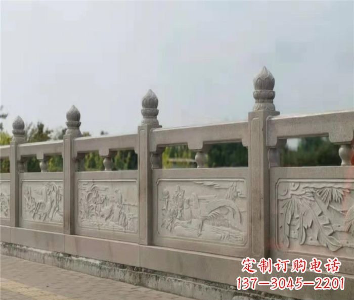 郑州泰山大理石浮雕栏板雕塑
