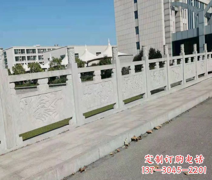 郑州精美大理石浮雕栏板