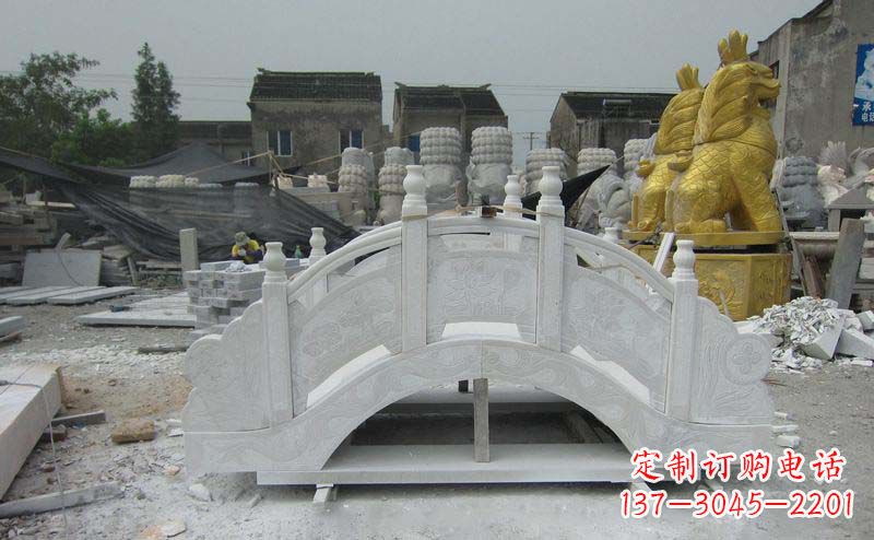 郑州精美的大理石拱桥雕塑