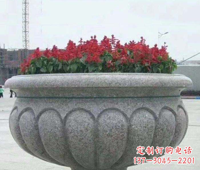 郑州精美大理石花盆雕塑