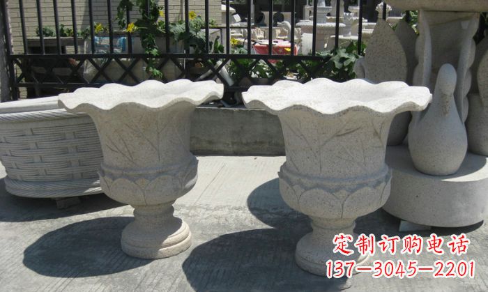 郑州大理石花盆雕塑