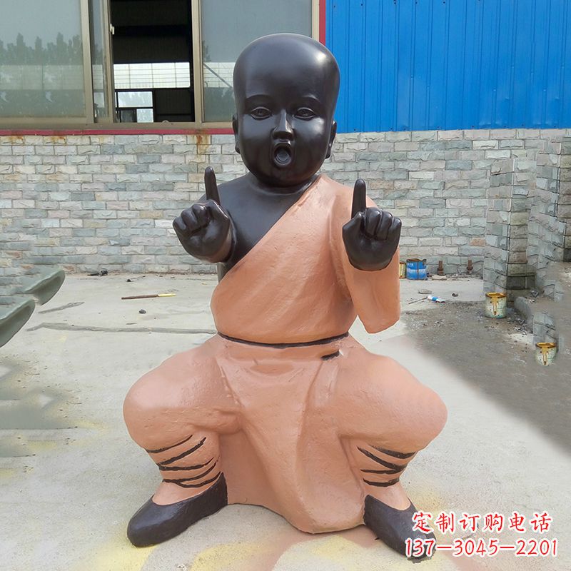 郑州铜雕功夫小和尚