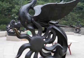 郑州天四灵朱雀神鸟雕塑——象征希望的贵族精神