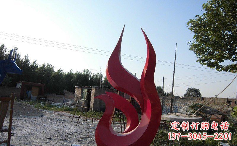 郑州广场不锈钢抽象凤凰雕塑_1 (2)
