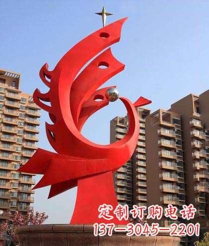 郑州凤凰明珠,以雕塑彰显传承千百年的灿烂文明