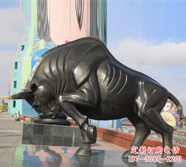 郑州十二生肖牛铜雕，传承千年传统